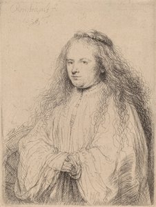 La petite mariée juive (Saskia en Sainte Catherine), 1638 - Rembrandt van Rijn