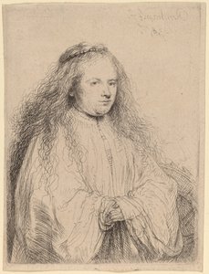 La Petite Mariée Juive Saskia en Sainte Catherine, 1638 - Rembrandt van Rijn