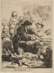 La Femme aux crêpes, 1635 - Rembrandt van Rijn