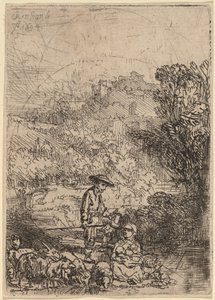 Le Berger et sa famille - Rembrandt van Rijn