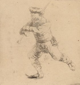 Le Patineur, vers 1639 - Rembrandt van Rijn