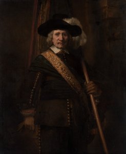 Le porte-étendard Floris Soop, 1604-1657, 1654 - Rembrandt van Rijn