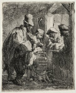 Les musiciens ambulants, vers 1635 - Rembrandt van Rijn