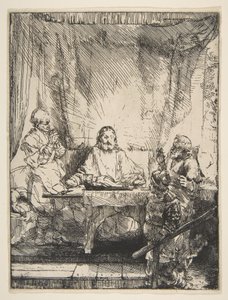 Le Souper à Emmaüs - Rembrandt van Rijn