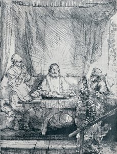 Le Souper à Emmaüs, 1654 - Rembrandt van Rijn