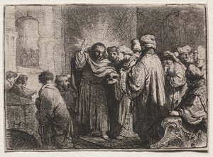 Le Paiement du Tribut, vers 1635 - Rembrandt van Rijn