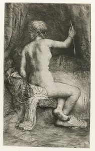 La Femme à la flèche - Rembrandt van Rijn