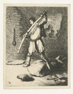 La décapitation de saint Jean-Baptiste - Rembrandt van Rijn