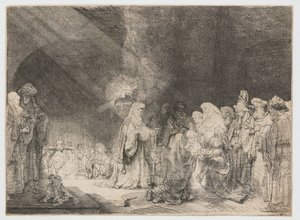 La présentation au temple - Rembrandt van Rijn