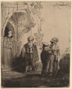 Trois Figures Orientales (Jacob et Laban ?)