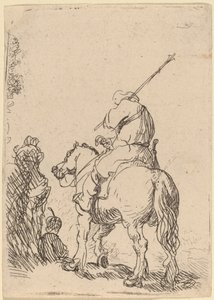 Soldat turbané à cheval