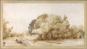 Route de village, vers 1650