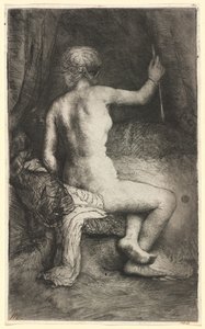 Femme avec la flèche - Rembrandt van Rijn