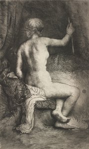 Femme avec la flèche - Rembrandt van Rijn