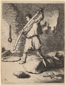 Décapitation de Jean-Baptiste - Rembrandt van Rijn and Studio of Rembrandt