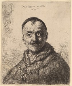 La première tête orientale - Rembrandt van Rijn and Studio of Rembrandt