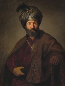 Homme en costume oriental - Rembrandt van Rijn and Workshop