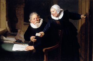 Le constructeur naval et sa femme - Rembrandt van Rijn