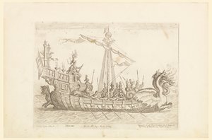 Hercole barca del Sig. Nicolo Cimenes, des Vaisseaux des Argonautes pour la célébration du mariage de Cosimo de