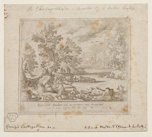 Paysage avec Tobie et l