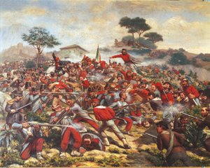 Giuseppe Garibaldi à la bataille de Calatafimi