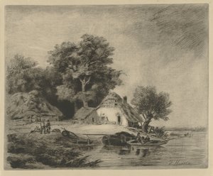Ferme au bord de l