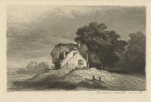 Maisons sur une colline - Remigius Adrianus Haanen