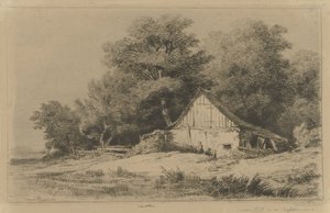 Grange au bord de l