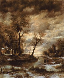 Hiver en Hollande, 1872