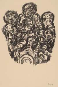 Six convives à table - René Beeh