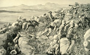 Le soulagement de Ladysmith - La dernière ruée à Hlangwane Hill, 1900 - René Bull