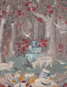 Panneau décoratif (fragment) - René Fontayne