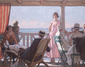 Au bord de la Manche - René François Xavier Prinet
