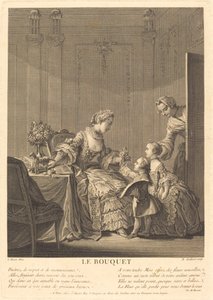 Le bouquet - René Gaillard after Charles Eisen