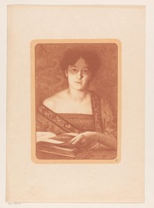 Femme feuilletant un livre - René Janssens