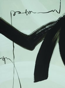 Coups de pinceau noirs fluides - Renate Holzner