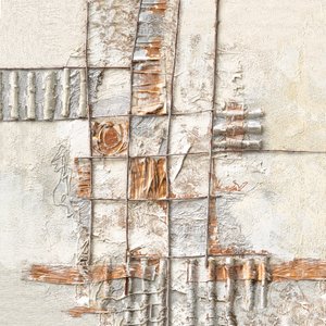Grille patinée - Abstrait