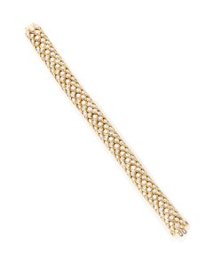 Un des trois bracelets "Honeycomb" - Rene Boivin