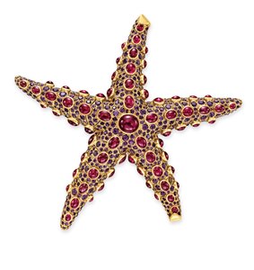Broche étoile de mer - Rene Boivin