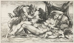Jupiter et Antiope - Rene Boyvin