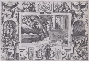 Médée fuit Jason, 1563 - Rene Boyvin