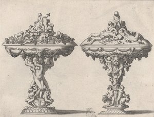 Deux tasses, 16e-17e siècle - Rene Boyvin