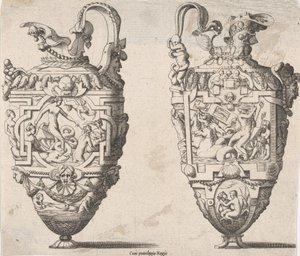 Deux vases, 16e-17e siècle - Rene Boyvin
