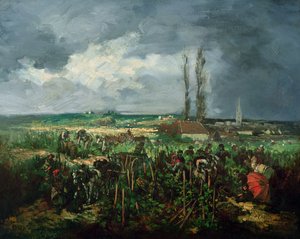 La récolte des raisins à Argenteuil, 1875