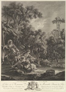 Les Villagois à la Pêche, 18e siècle