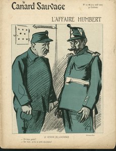 Illustration de Hermann-Paul (1864-1940) pour la couverture de Le Canard Sauvage, No. 21 - Rene George Hermann Paul