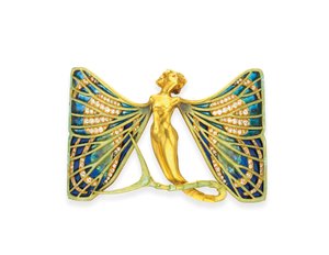 Collier de chien Art Nouveau "Sylph", vers 1900