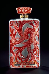 Flacon en verre pour le parfum Corail Rouge (Le Corail Rouge) par Forvil - Rene Jules Lalique