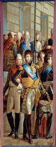 Entrevue de Napoléon Ier et de la reine Louise de Prusse à Tilsit, 6/07/1807 Tapisserie réalisée par l