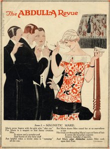 Cigarettes Abdulla, années 1920